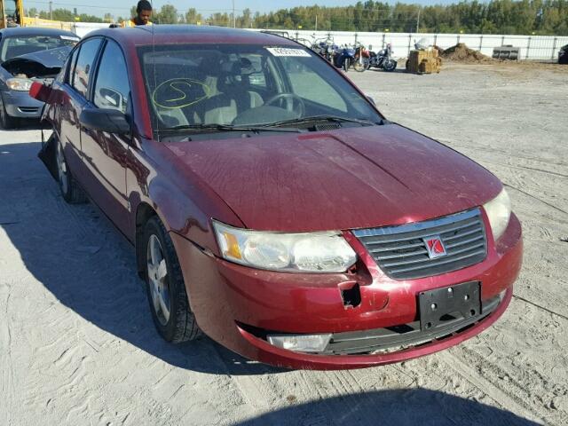 1G8AL55FX6Z180480 - 2006 SATURN ION LEVEL BURGUNDY photo 1