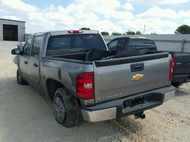 3GCPCSE07CG181138 - 2012 CHEVROLET SILVERADO GRAY photo 3