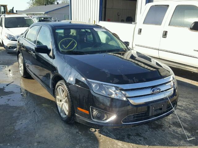 3FAHP0JG5CR155776 - 2012 FORD FUSION SEL BLACK photo 1