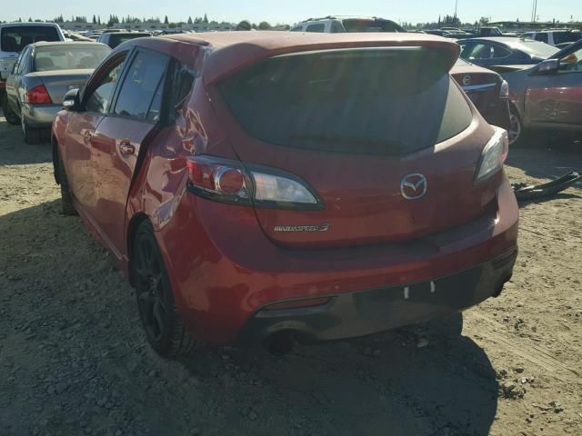 JM1BL1L42D1783732 - 2013 MAZDA SPEED 3 RED photo 3