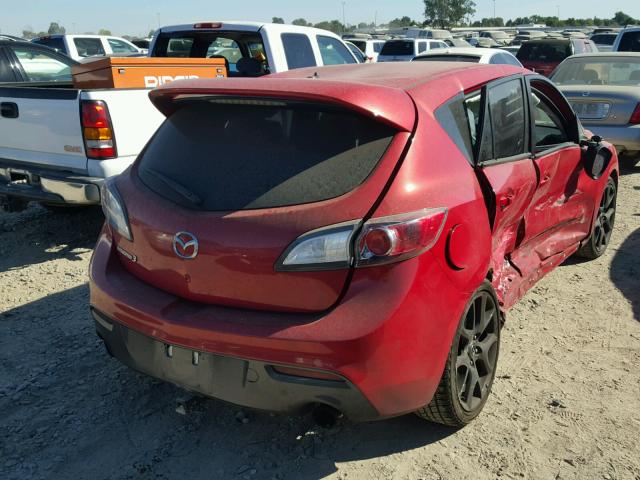 JM1BL1L42D1783732 - 2013 MAZDA SPEED 3 RED photo 4