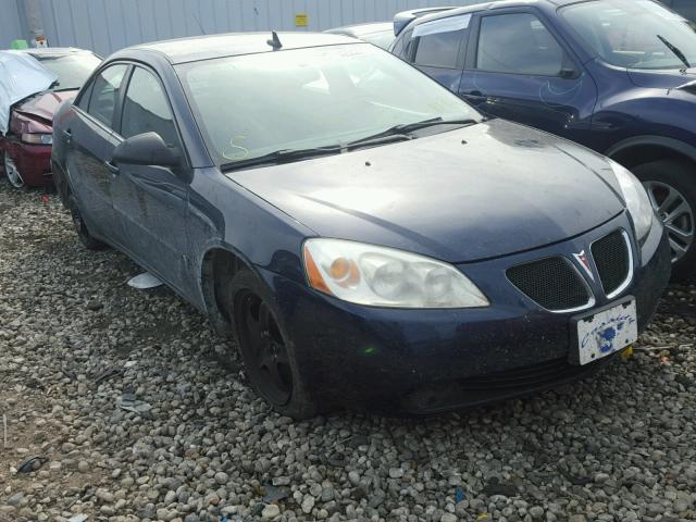 1G2ZG57B894160712 - 2009 PONTIAC G6 BLUE photo 1