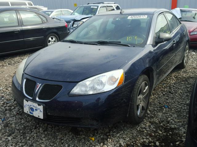 1G2ZG57B894160712 - 2009 PONTIAC G6 BLUE photo 2