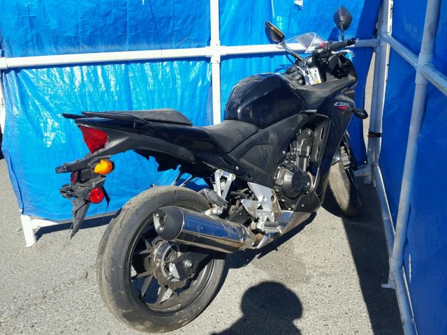 MLHPC4412E5100074 - 2014 HONDA CBR500 R BLACK photo 4