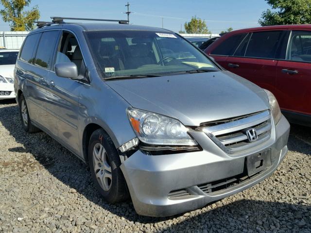 5FNRL38407B103325 - 2007 HONDA ODYSSEY EX GRAY photo 1