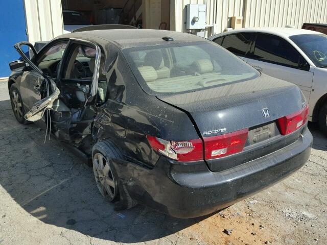 1HGCM66535A079674 - 2005 HONDA ACCORD EX BLACK photo 3