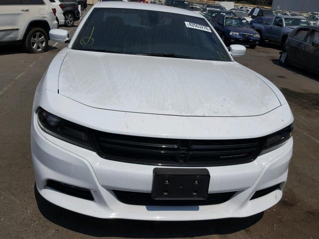 2C3CDXHGXJH176678 - 2018 DODGE CHARGER SX WHITE photo 9