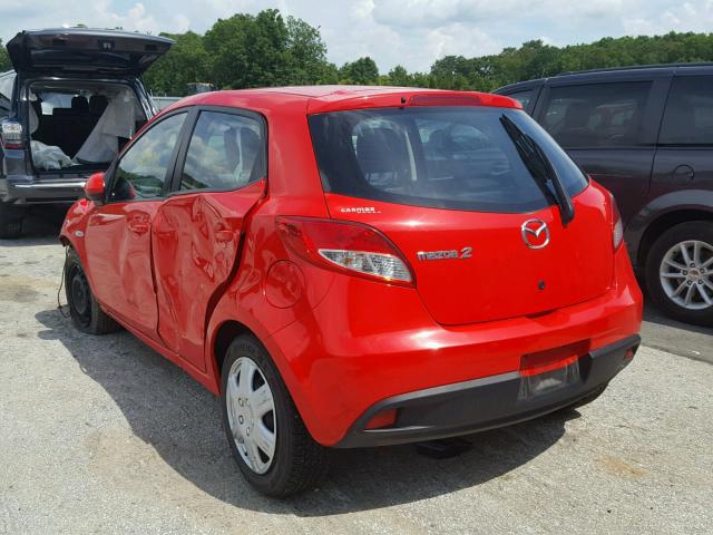 JM1DE1KY7E0184436 - 2014 MAZDA MAZDA2 SPO 红色 照片 3