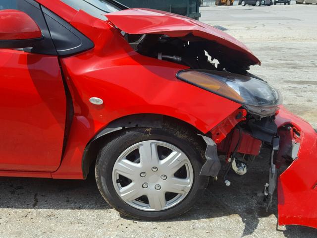 JM1DE1KY7E0184436 - 2014 MAZDA MAZDA2 SPO 红色 照片 9
