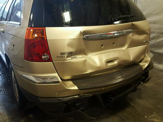 2A8GM68X97R320594 - 2007 CHRYSLER PACIFICA BEIGE photo 9