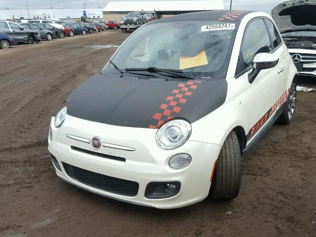 3C3CFFBR8CT280644 - 2012 FIAT 500 SPORT CREAM photo 2