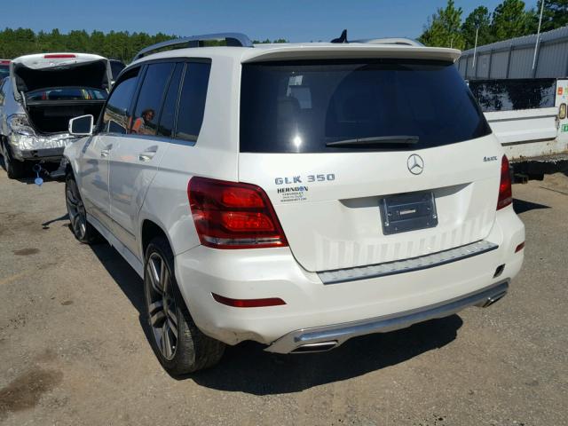 WDCGG8JB9EG178152 - 2014 MERCEDES-BENZ GLK 350 4M WHITE photo 3