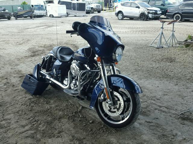 1HD1KBM12CB637850 - 2012 HARLEY-DAVIDSON FLHX STREE BLUE photo 1