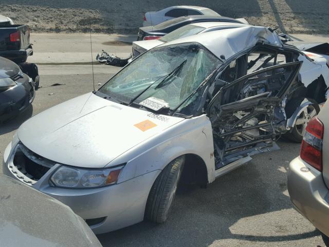 1G8AL55B17Z192421 - 2007 SATURN ION LEVEL SILVER photo 2