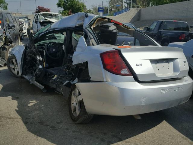 1G8AL55B17Z192421 - 2007 SATURN ION LEVEL SILVER photo 3