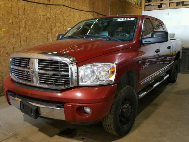 3D7KS19DX8G234626 - 2008 DODGE RAM 1500 RED photo 2