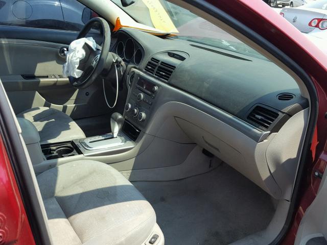 1G8ZS57N97F206144 - 2007 SATURN AURA XE BURGUNDY photo 5