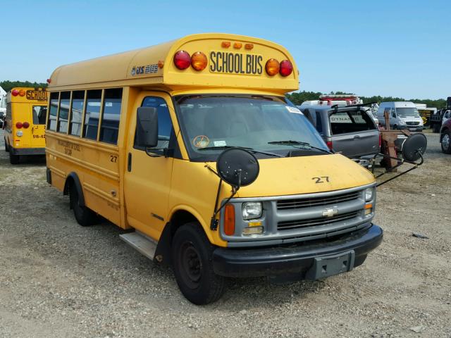 1GBHG31R521189730 - 2002 CHEVROLET EXPRESS G3 YELLOW photo 1