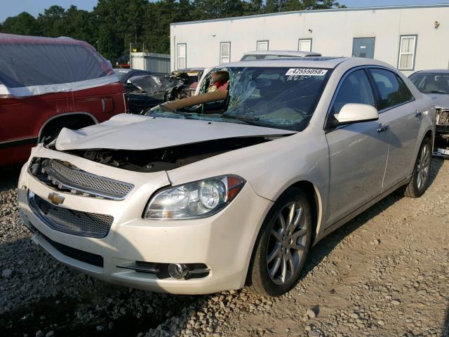 1G1ZE5EB1AF233375 - 2010 CHEVROLET MALIBU LTZ 白色 照片 2
