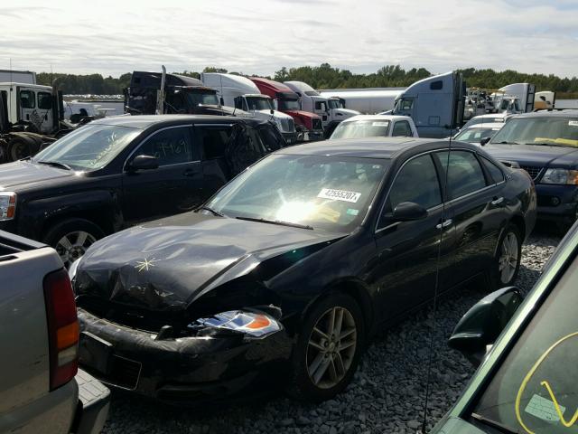 2G1WU583989282773 - 2008 CHEVROLET IMPALA BLACK photo 2