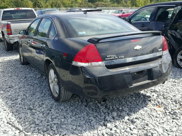 2G1WU583989282773 - 2008 CHEVROLET IMPALA BLACK photo 3