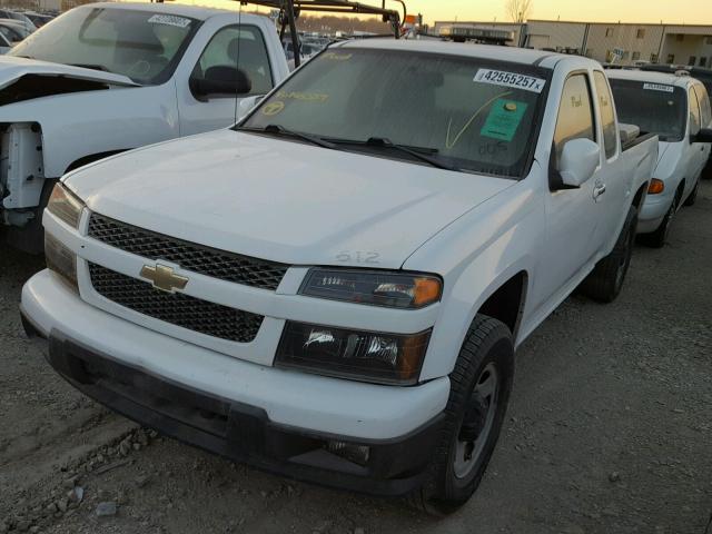 1GCJTBFE2C8146027 - 2012 CHEVROLET COLORADO WHITE photo 2