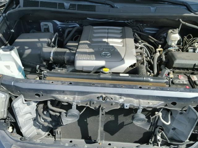 5TFDY5F11AX129851 - 2010 TOYOTA TUNDRA CRE GRAY photo 7