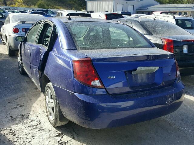 1G8AZ55F96Z182512 - 2006 SATURN ION LEVEL BLUE photo 3