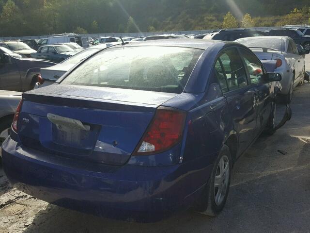 1G8AZ55F96Z182512 - 2006 SATURN ION LEVEL BLUE photo 4