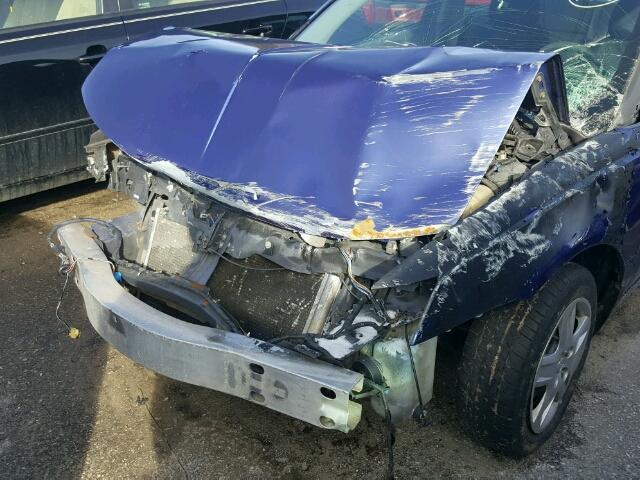 1G8AZ55F96Z182512 - 2006 SATURN ION LEVEL BLUE photo 9