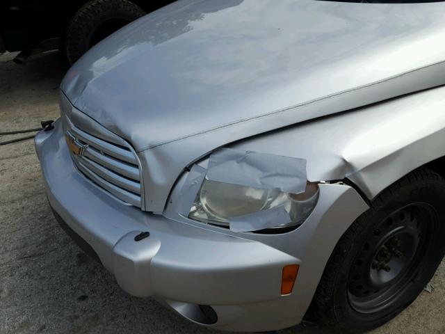 3GNDA13D06S610881 - 2006 CHEVROLET HHR LS SILVER photo 9