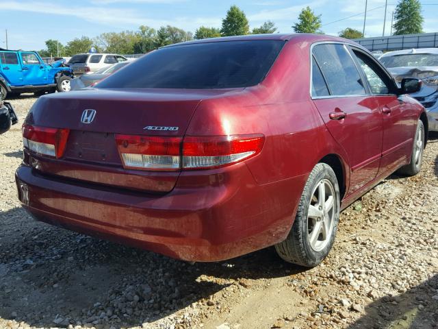 1HGCM55613A102015 - 2003 HONDA ACCORD MAROON photo 4