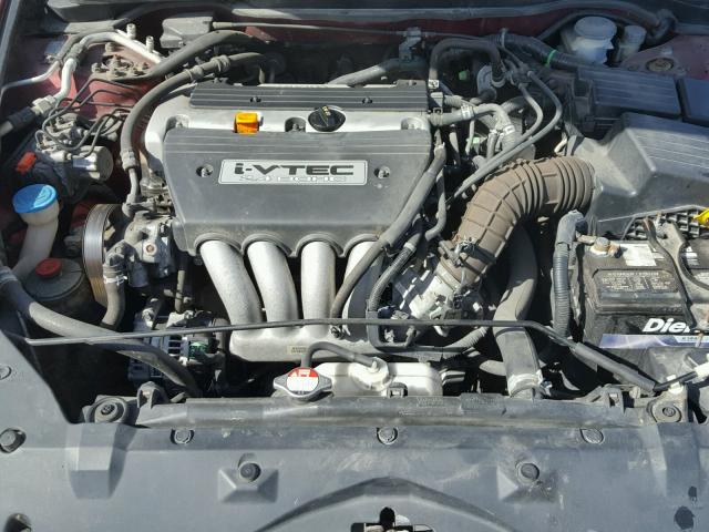 1HGCM55613A102015 - 2003 HONDA ACCORD MAROON photo 7