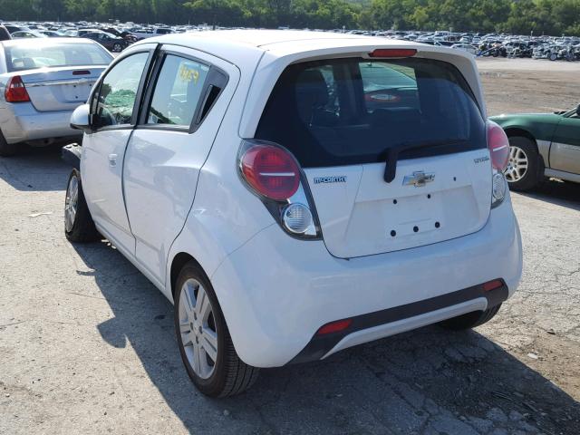 KL8CD6S92DC548627 - 2013 CHEVROLET SPARK 1LT WHITE photo 3