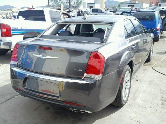 2C3CCAAG1GH307970 - 2016 CHRYSLER 300 LIMITE GRAY photo 4