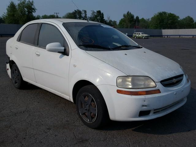 KL1TD56626B544997 - 2006 CHEVROLET AVEO BASE Ağ foto 1