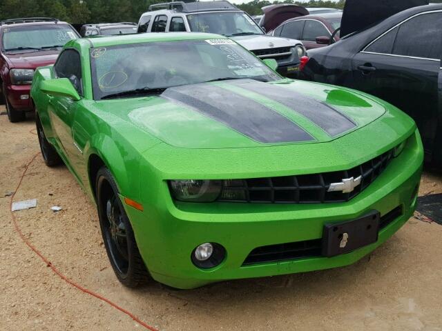 2G1FB1EVXA9215349 - 2010 CHEVROLET CAMARO GREEN photo 1