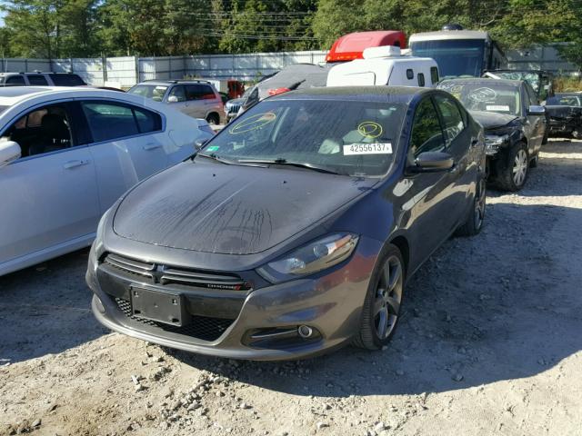 1C3CDFEB0ED866722 - 2014 DODGE DART GRAY photo 2