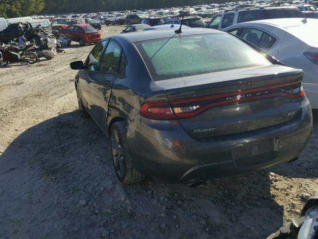 1C3CDFEB0ED866722 - 2014 DODGE DART GRAY photo 3