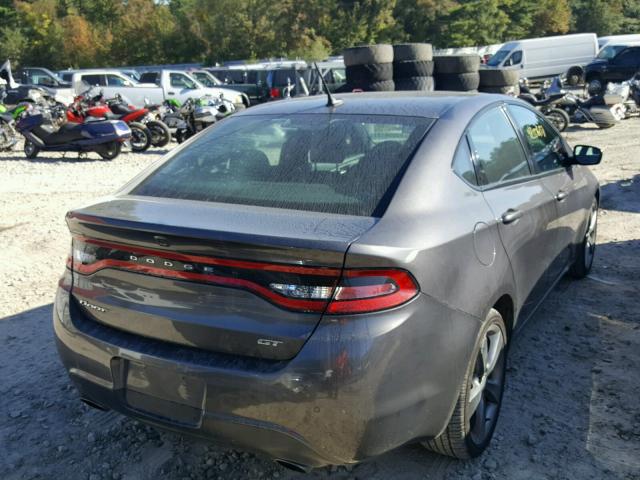 1C3CDFEB0ED866722 - 2014 DODGE DART GRAY photo 4