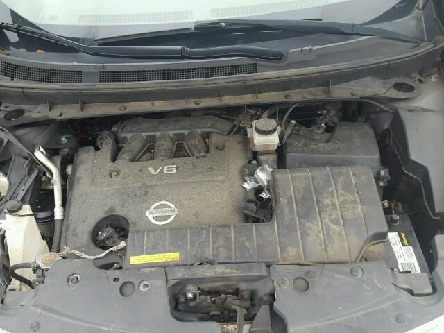 JN8AZ18W49W120956 - 2009 NISSAN MURANO S/S GRAY photo 7