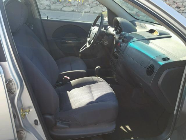 KL1TD66666B536553 - 2006 CHEVROLET AVEO BASE Күміс фото 5