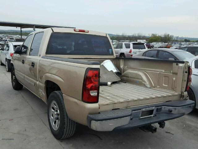 2GCEC13T551215796 - 2005 CHEVROLET SILVERADO TAN photo 3