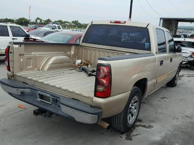 2GCEC13T551215796 - 2005 CHEVROLET SILVERADO TAN photo 4