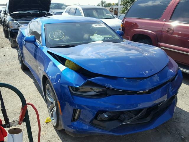 1G1FD1RS5G0181804 - 2016 CHEVROLET CAMARO LT BLUE photo 1