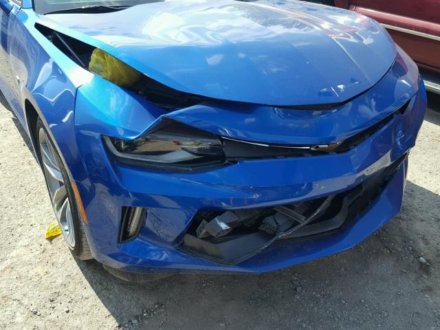 1G1FD1RS5G0181804 - 2016 CHEVROLET CAMARO LT BLUE photo 9