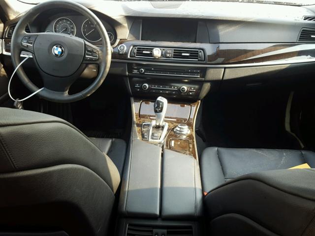 WBAXH5C52DD110605 - 2013 BMW 528 XI BLACK photo 9