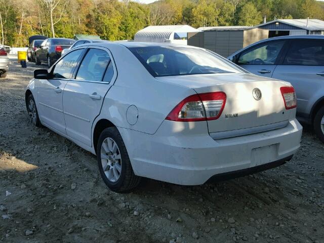 3MEFM07Z26R619175 - 2006 MERCURY MILAN WHITE photo 3