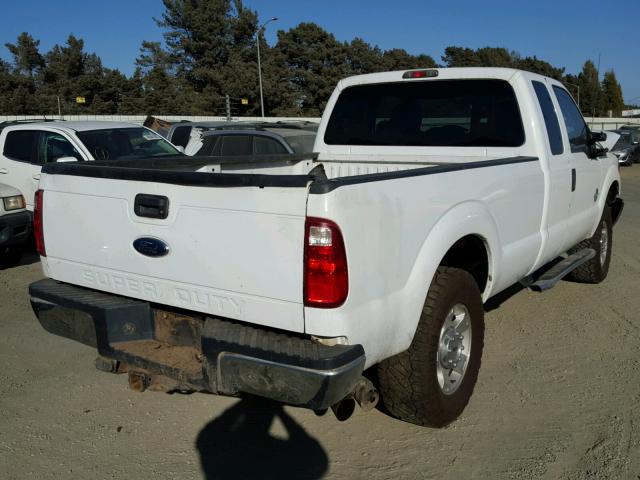 1FT7X2BT5BEC94269 - 2011 FORD F250 SUPER WHITE photo 4