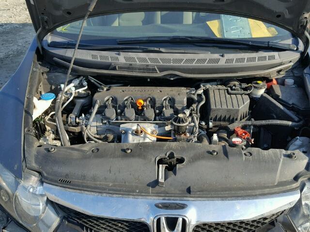 2HGFA1E41AH013220 - 2010 HONDA CIVIC DX-G GRAY photo 7